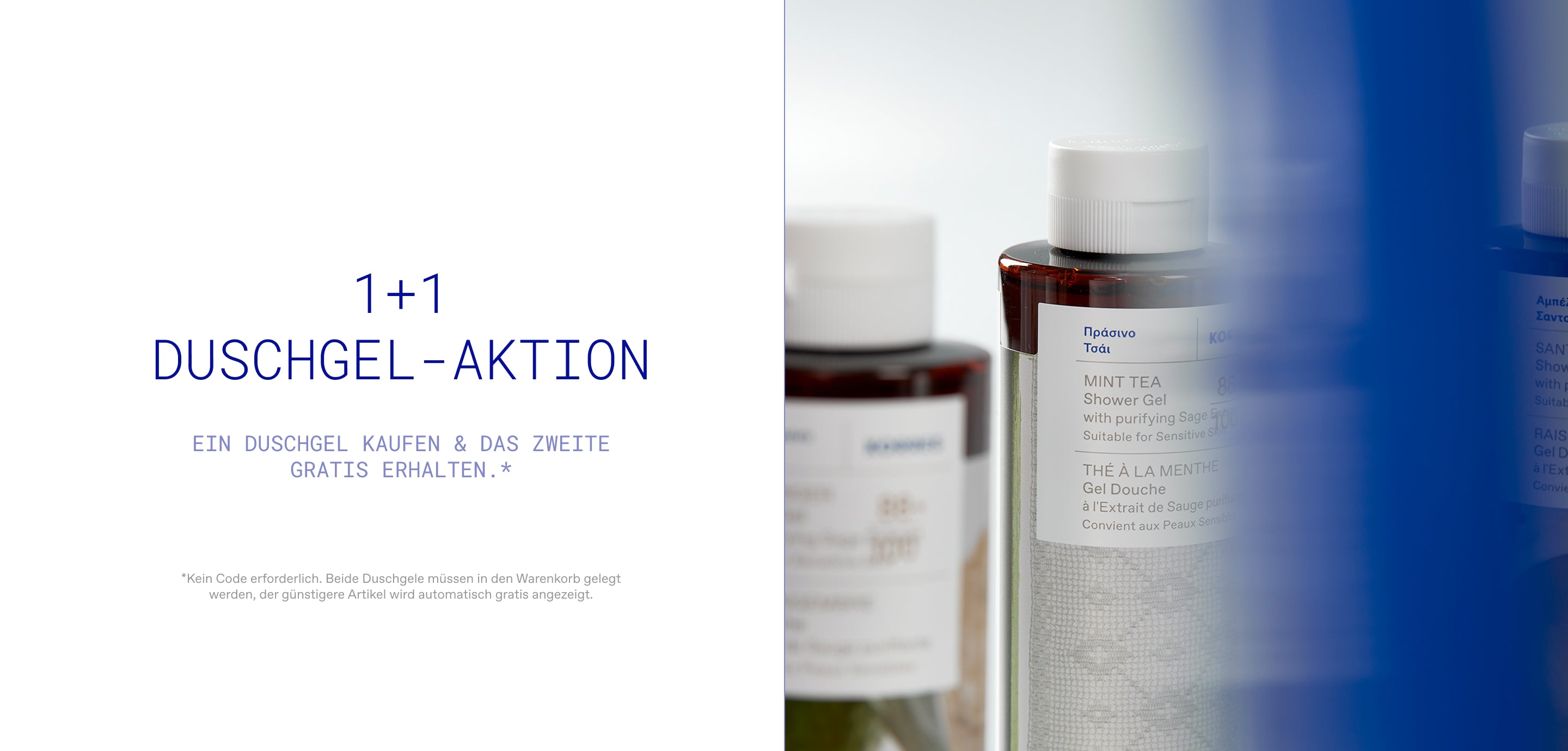 1+1 Duschgel Aktion